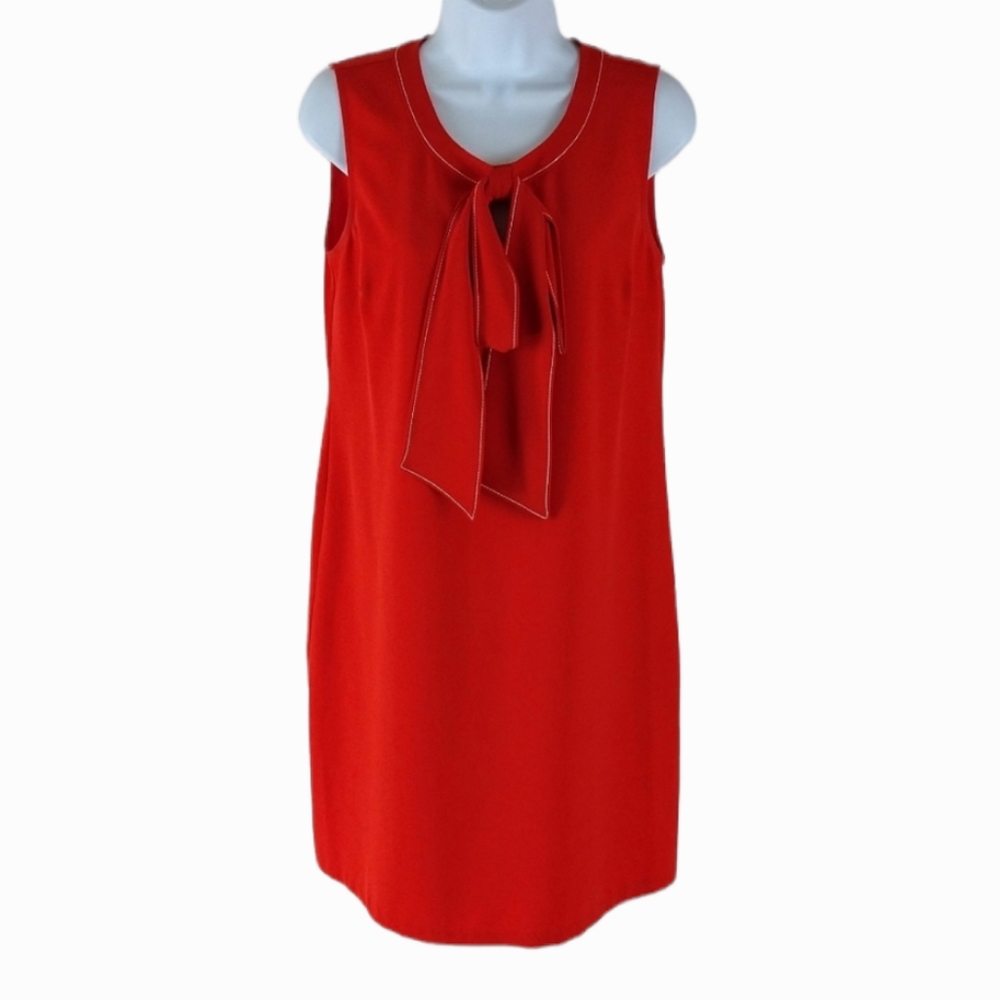 Maison Jules deep orange shift dress